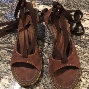 Cafe Brown Espadrilles by Indigo for JJILL size 10